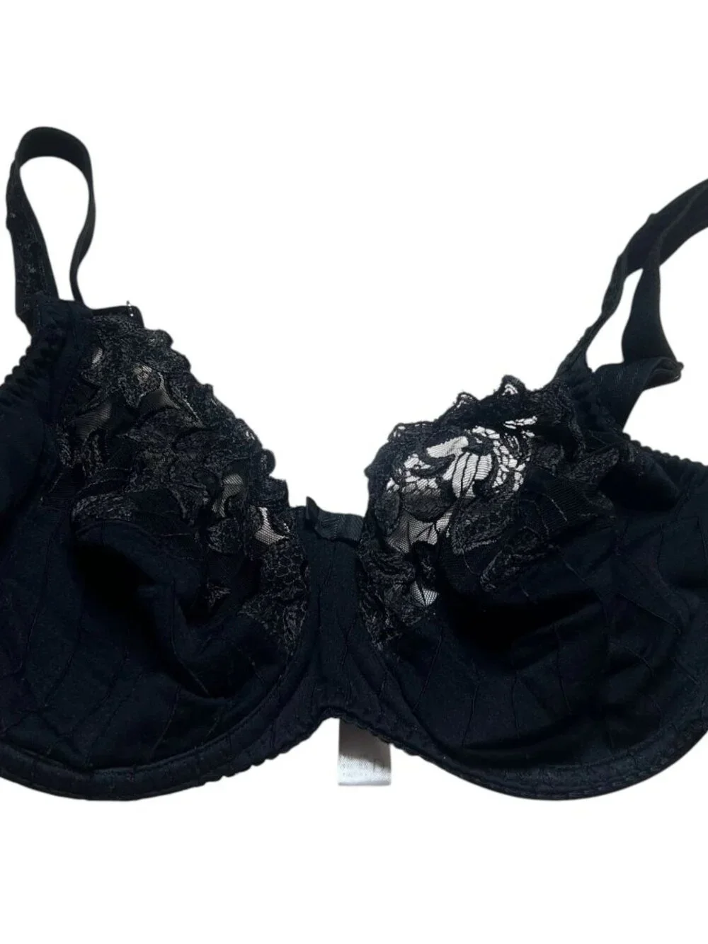 Prima Donna Primadonna Bra Womens Size 32D Black Deauville Lace Full Cup - Picture 2 of 5